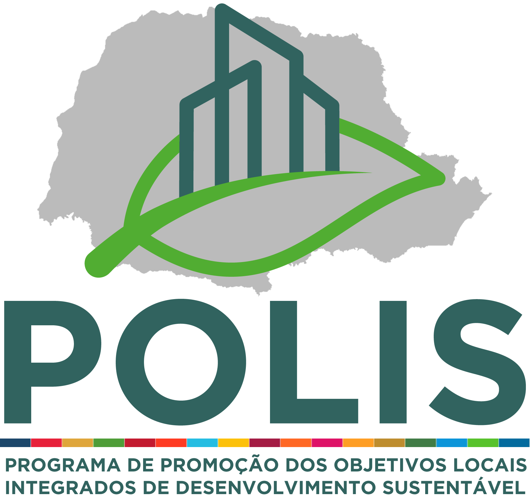 Logo Polis com barra ODS