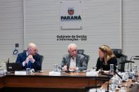  Foto: Geraldo Bubniak/AEN O vice-governador Darci Piana participa nesta terca-feira (10) do Lançamento e apresentação do novo relatório da OCDE e assinatura da renovação de parceria