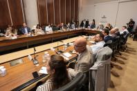  Foto: Geraldo Bubniak/AEN O vice-governador Darci Piana participa nesta terca-feira (10) do Lançamento e apresentação do novo relatório da OCDE e assinatura da renovação de parceria