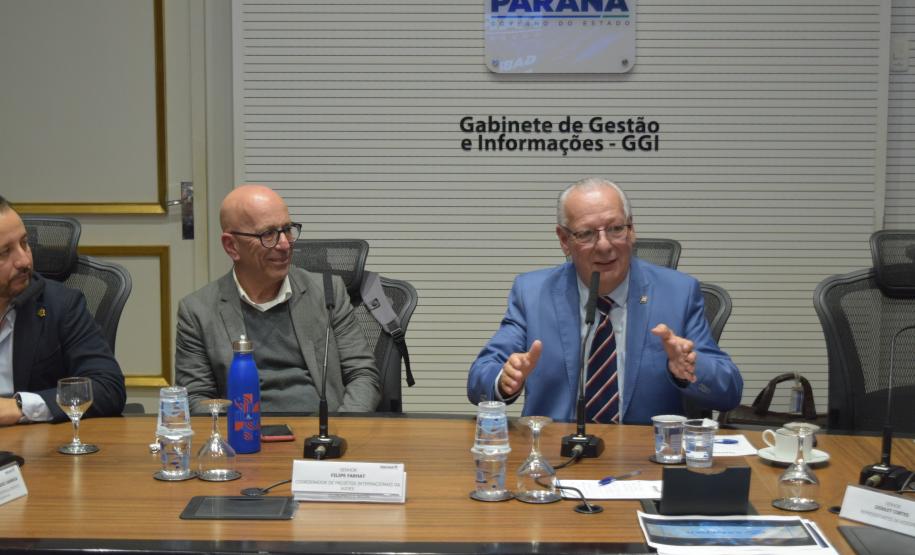 O Paraná recebeu uma delegação composta por representantes dos setores de indústria, meio ambiente e inovação do estado de Chihuahua, no México.