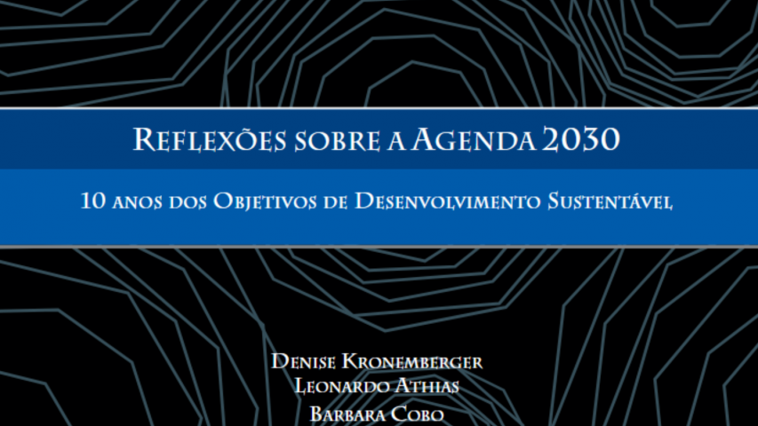 Capa do documento Reflexões sobre a a genda 2030 - IBGE
